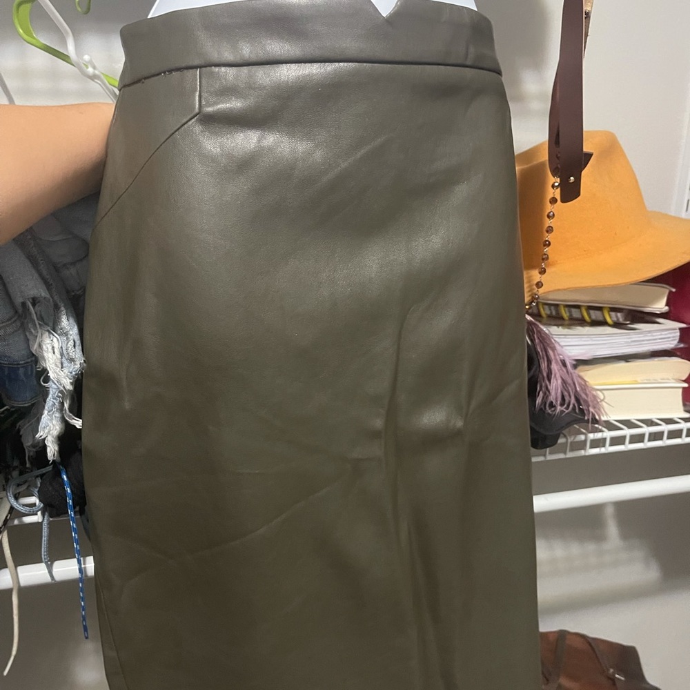 Philosophy faux leather pencil skirt